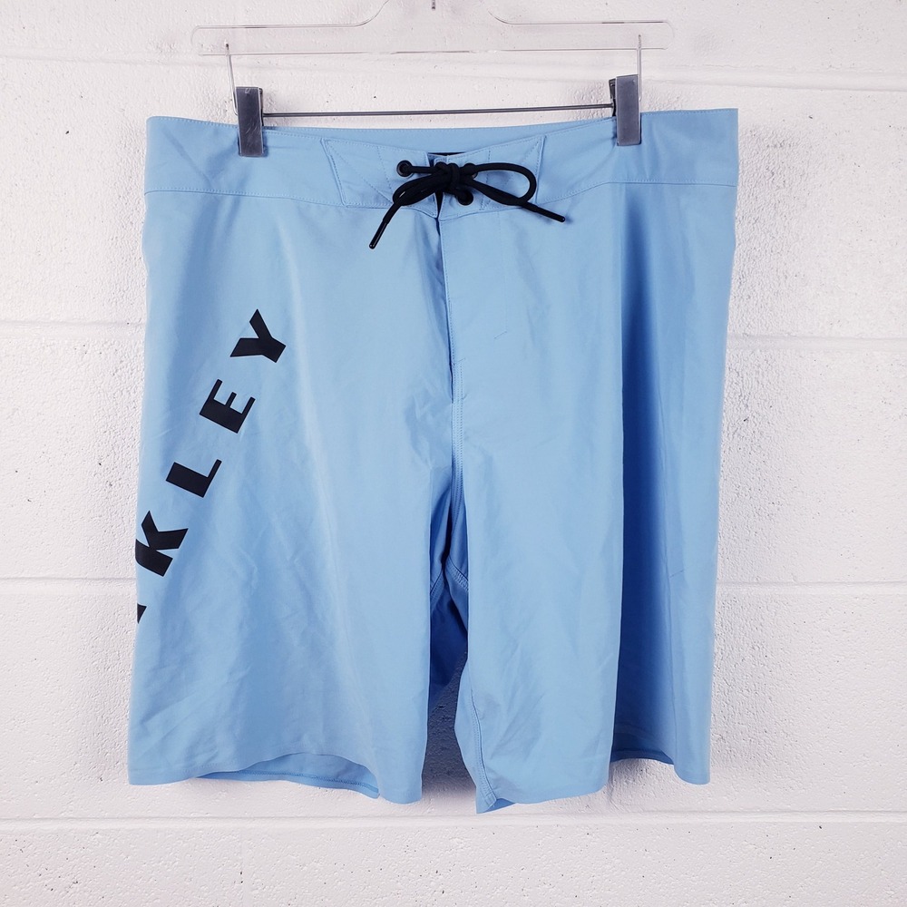 Oakley Cut 20" Board Short Swimsuit Blue Performance 9 inch Inseam Men's Size 33